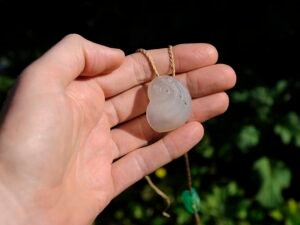 chalcedony kauri snail shell